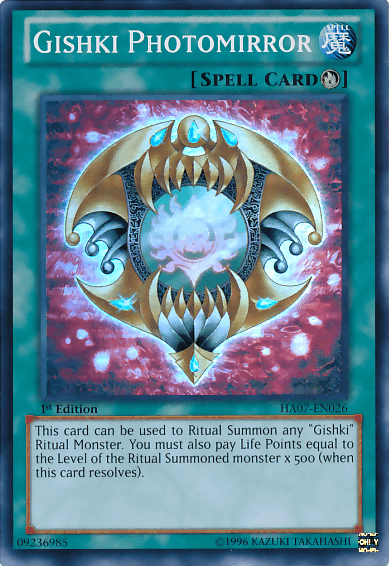 Gishki Photomirror [HA07-EN026] Super Rare (ONLINE ORDER ONLY)