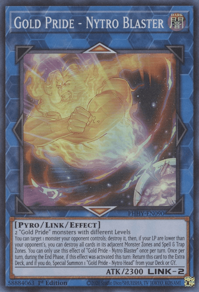 Gold Pride - Nytro Blaster [PHHY-EN090] Super Rare (ONLINE ORDER ONLY)
