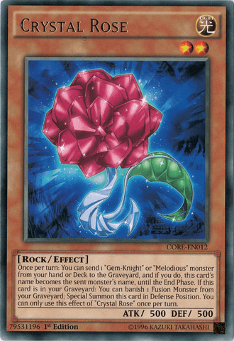 Crystal Rose [CORE-EN012] Rare (ONLINE ORDER ONLY)