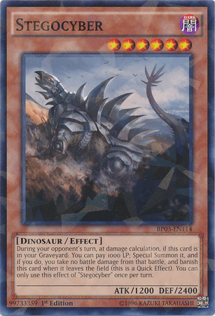 Stegocyber [BP03-EN114] Shatterfoil Rare (ONLINE ORDER ONLY)