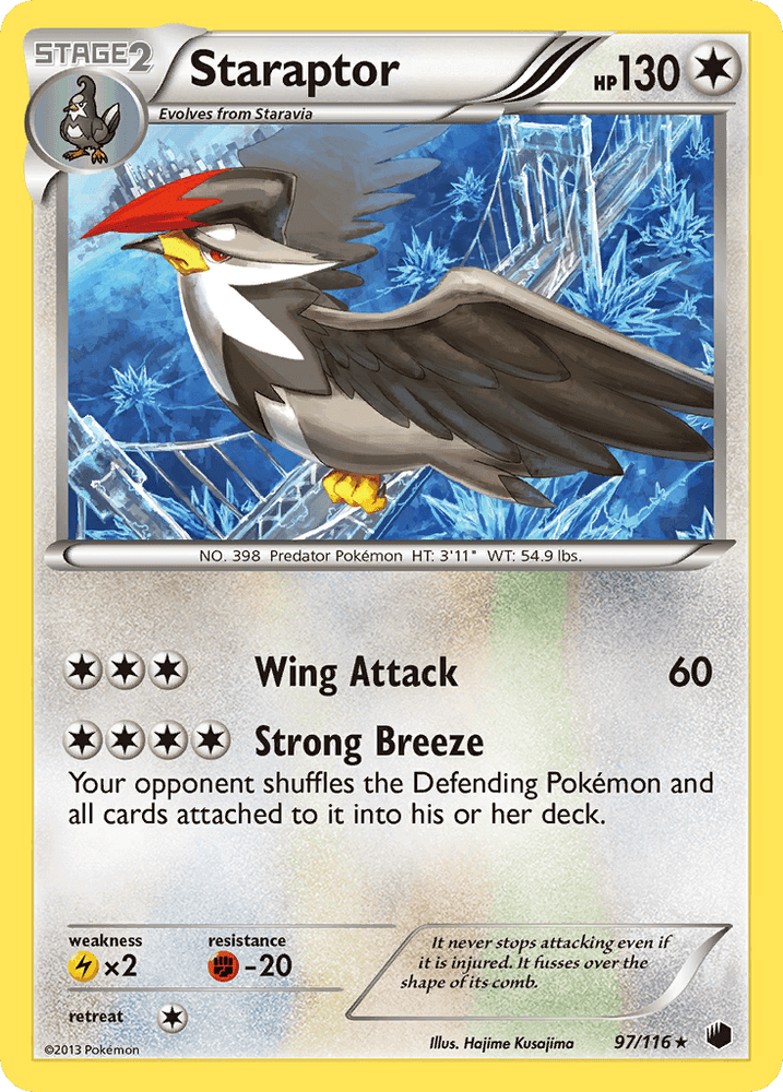 Staraptor (97/116) [Black & White: Plasma Freeze] (Online Only)