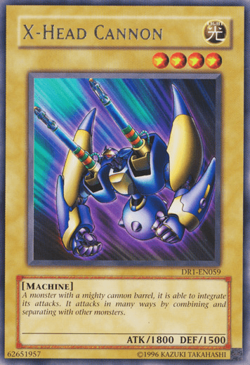X-Head Cannon [DR1-EN059] Rare (ONLINE ORDER ONLY)
