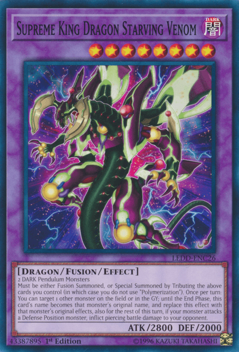 Supreme King Dragon Starving Venom [LEDD-ENC26] Common (ONLINE ORDER ONLY)