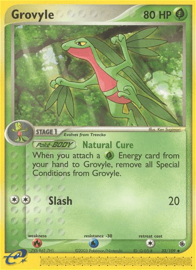 Grovyle (32/109) [EX: Ruby & Sapphire] (Online Only)