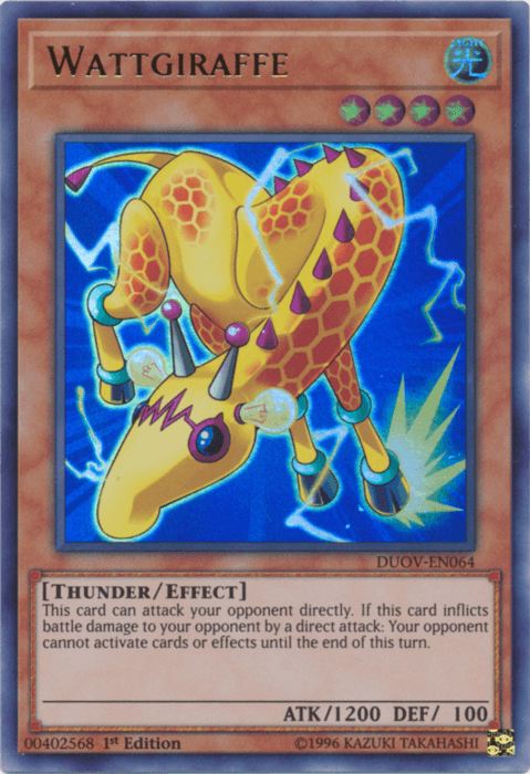 Wattgiraffe [DUOV-EN064] Ultra Rare (ONLINE ORDER ONLY)