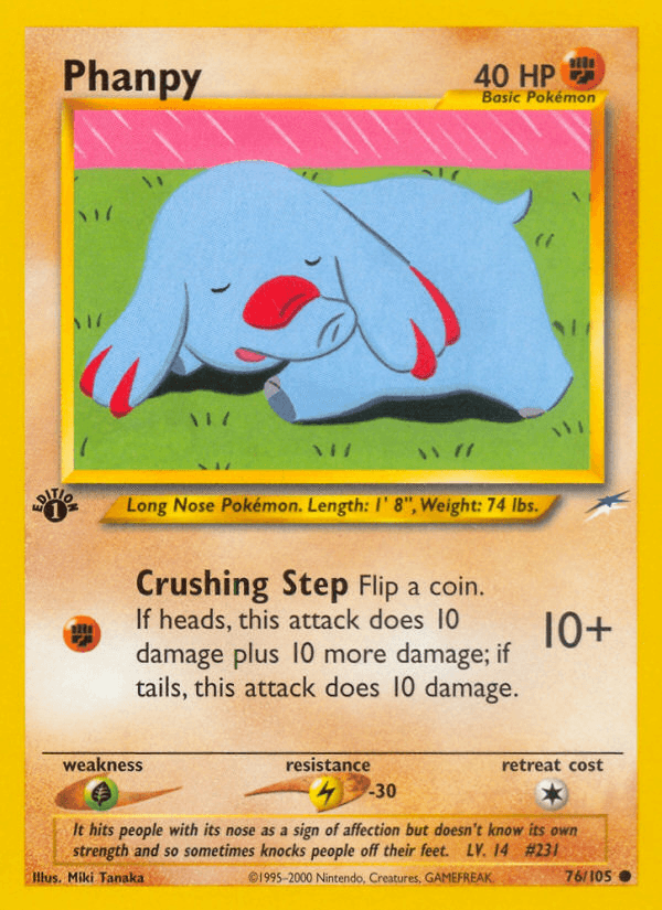 Phanpy (76/105) [Neo Destiny 1st Edition] (Online Only)