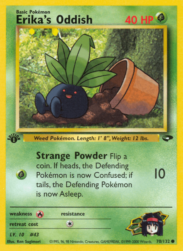 Erika's Oddish (70/132) [Gym Challenge 1st Edition] (Online Only)