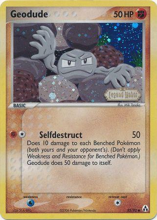 Geodude (53/92) (Stamped) [EX: Legend Maker] (Online Only)