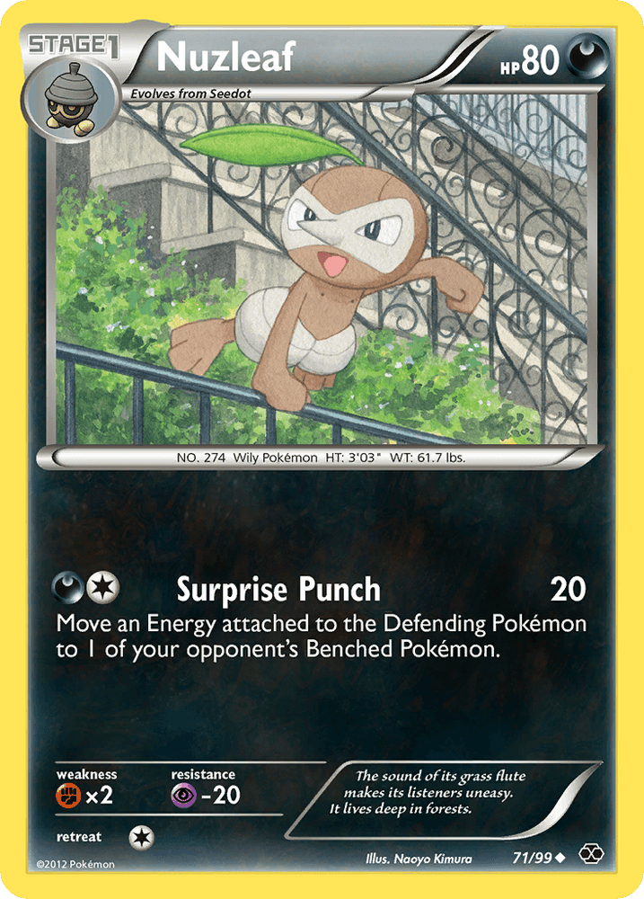 Nuzleaf (71/99) [Black & White: Next Destinies] (Online Only)