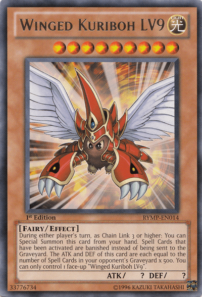 Winged Kuriboh LV9 [RYMP-EN014] Rare (ONLINE ORDER ONLY)