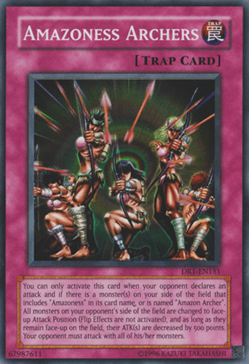Amazoness Archers [DR1-EN151] Super Rare (ONLINE ORDER ONLY)