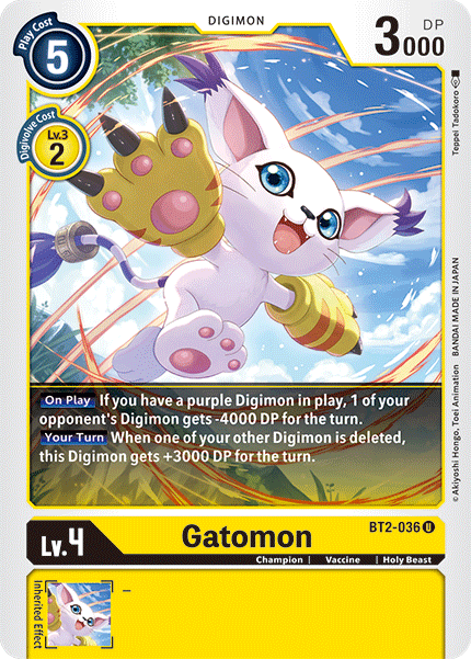 Gatomon [BT2-036] [Release Special Booster Ver.1.5] (ONLINE ORDER ONLY)