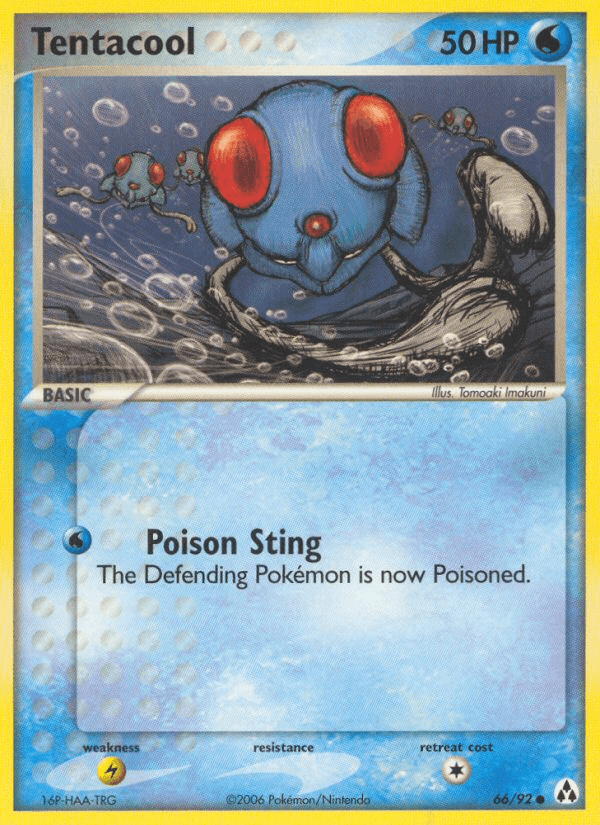 Tentacool (66/92) [EX: Legend Maker] (Online Only)
