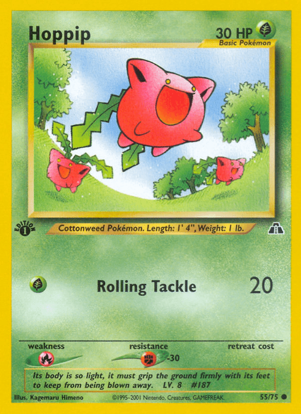 Hoppip (55/75) [Neo Discovery 1st Edition] (Online Only)