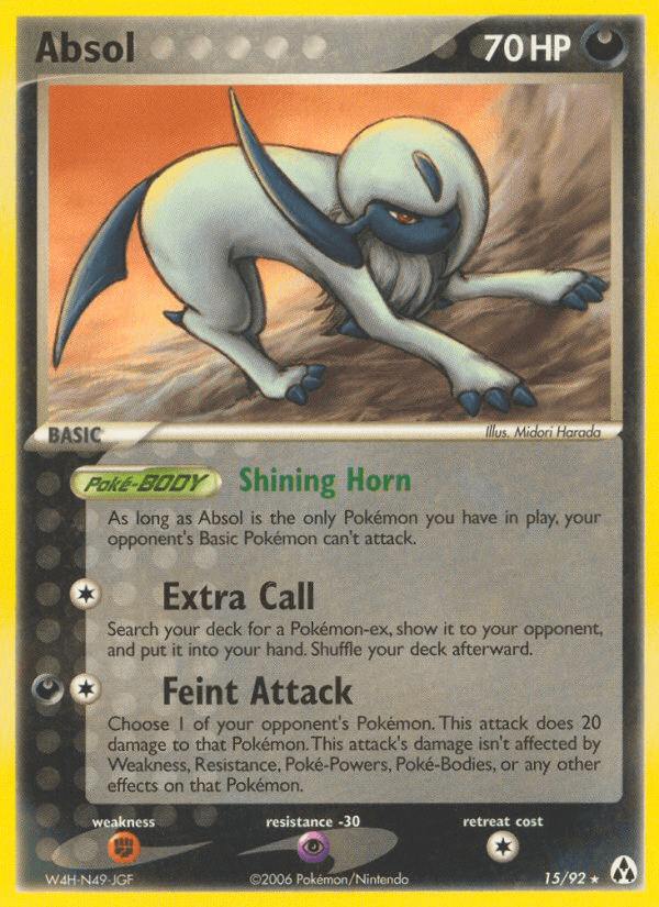 Absol (15/92) [EX: Legend Maker] (Online Only)