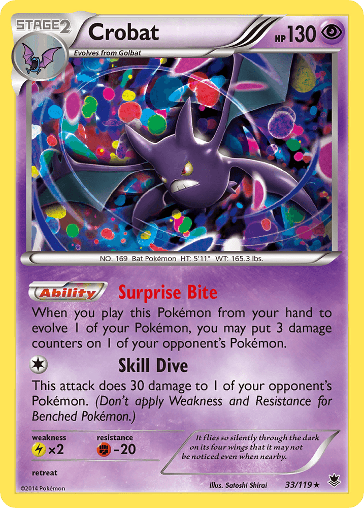 Crobat (33/119) [XY: Phantom Forces] (Online Only)