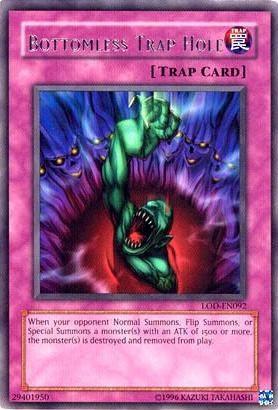 Bottomless Trap Hole [LOD-EN092] Rare (ONLINE ORDER ONLY)