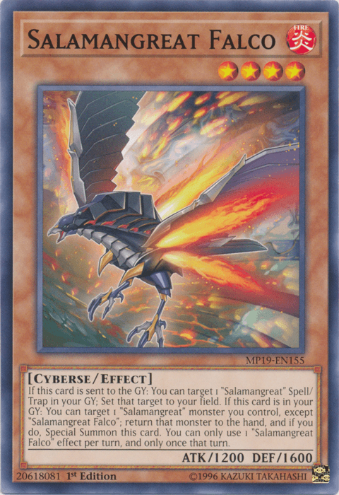 Salamangreat Falco [MP19-EN155] Common (ONLINE ORDER ONLY)