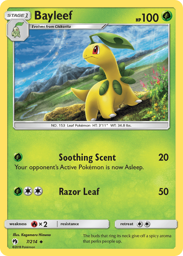 Bayleef (7/214) [Sun & Moon: Lost Thunder] (Online Only)