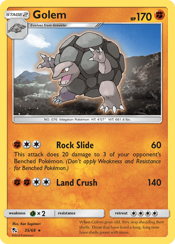Golem (35/68) [Sun & Moon: Hidden Fates] (Online Only)