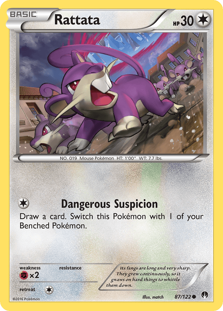 Rattata (87/122) [XY: BREAKpoint] (Online Only)