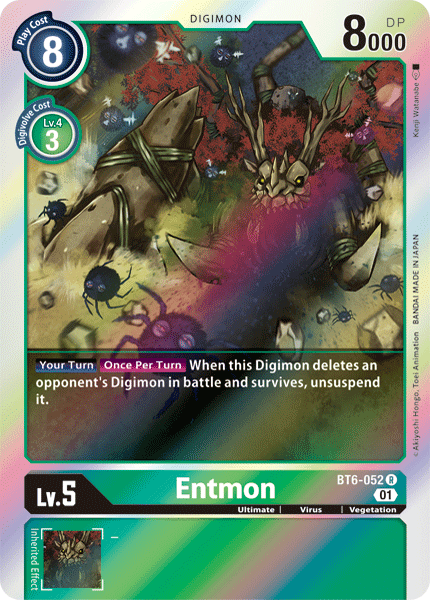 Entmon [BT6-052] [Double Diamond] (ONLINE ORDER ONLY)
