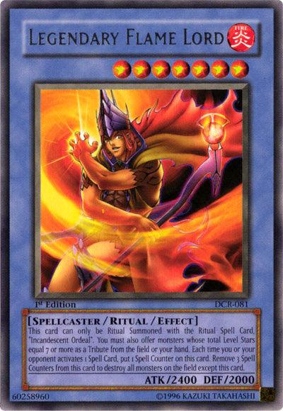 Legendary Flame Lord [DCR-081] Rare (ONLINE ORDER ONLY)