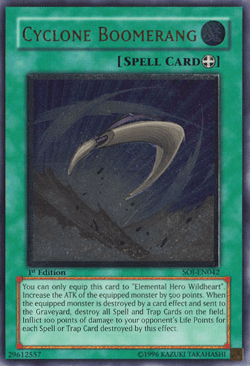 Cyclone Boomerang (UTR) [SOI-EN042] Ultimate Rare (ONLINE ORDER ONLY)