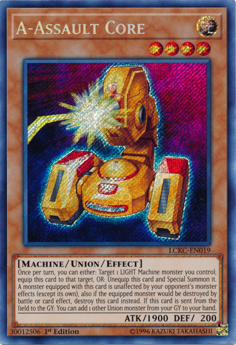 A-Assault Core [LCKC-EN019] Secret Rare (ONLINE ORDER ONLY)