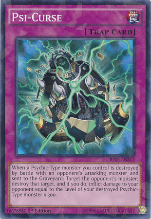 Psi-Curse [BP03-EN217] Shatterfoil Rare (ONLINE ORDER ONLY)