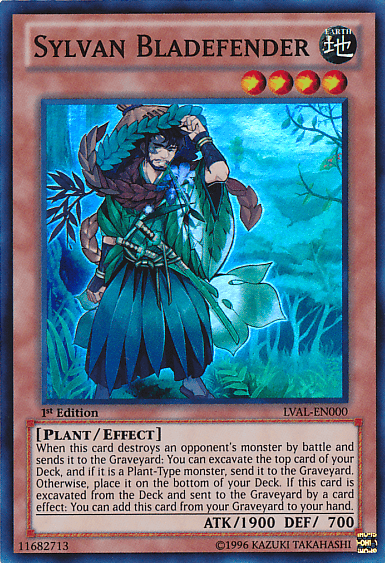Sylvan Bladefender [LVAL-EN000] Super Rare (ONLINE ORDER ONLY)