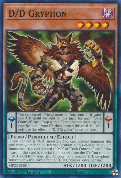 D/D Gryphon [MP23-EN011] Common (ONLINE ORDER ONLY)
