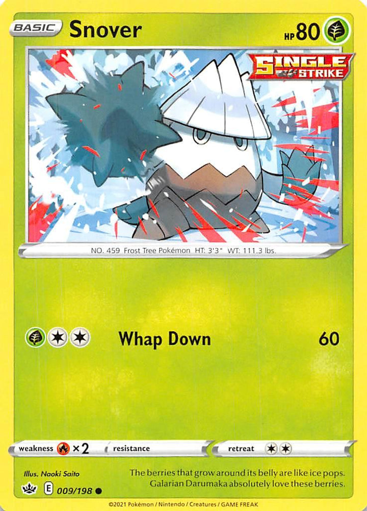 Snover (009/198) [Sword & Shield: Chilling Reign] (Online Only)