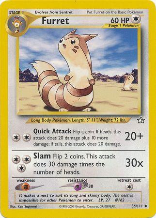 Furret (35/111) [Neo Genesis Unlimited] (Online Only)