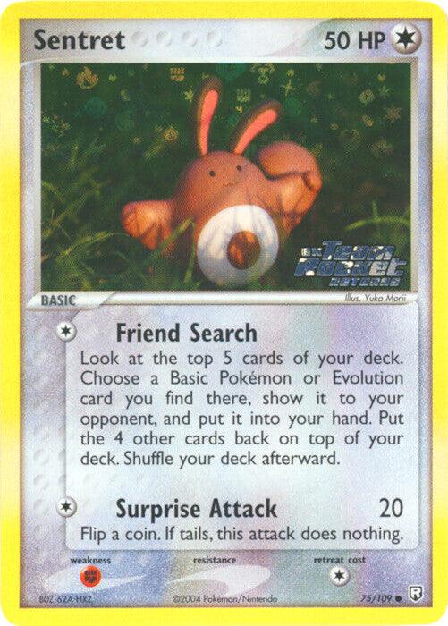 Sentret (75/109) (Stamped) [EX: Team Rocket Returns] (Online Only)