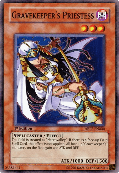 Gravekeeper's Priestess [ABPF-EN000] Super Rare (ONLINE ORDER ONLY)