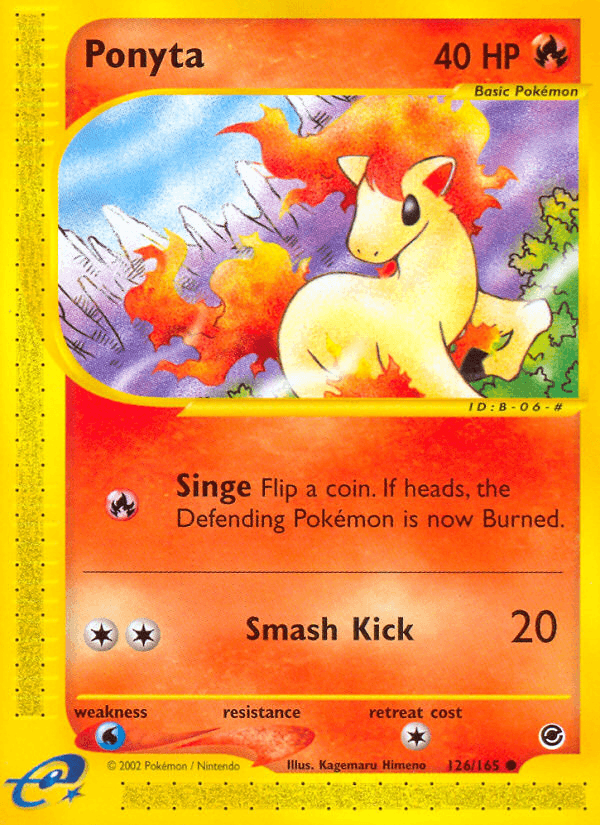 Ponyta (126/165) [Expedition: Base Set] (Online Only)