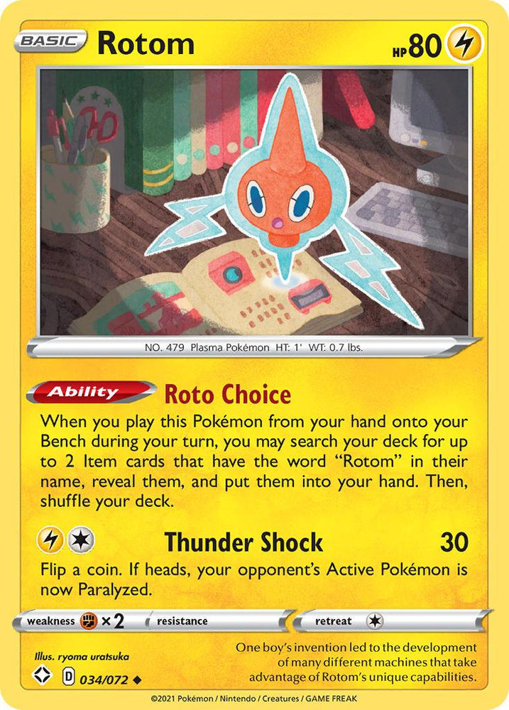 Rotom (034/072) [Sword & Shield: Shining Fates] (Online Only)