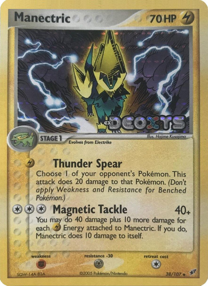 Manectric (38/107) (Stamped) [EX: Deoxys] (Online Only)