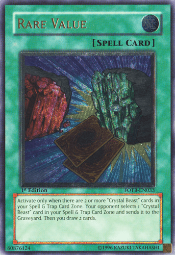 Rare Value [FOTB-EN033] Ultimate Rare (ONLINE ORDER ONLY)