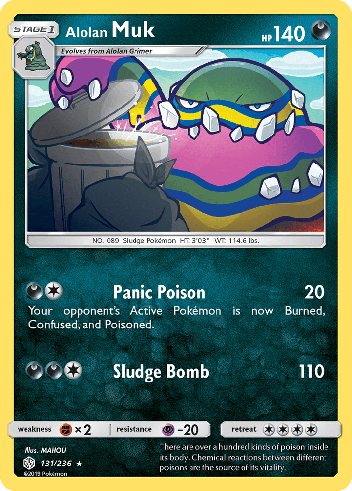 Alolan Muk (131/236) [Sun & Moon: Cosmic Eclipse] (Online Only)