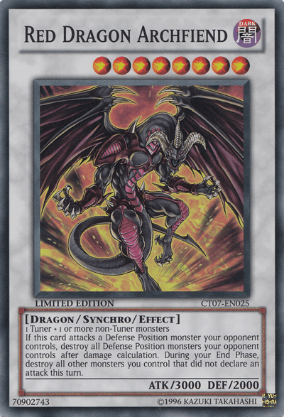 Red Dragon Archfiend [CT07-EN025] Super Rare (ONLINE ORDER ONLY)