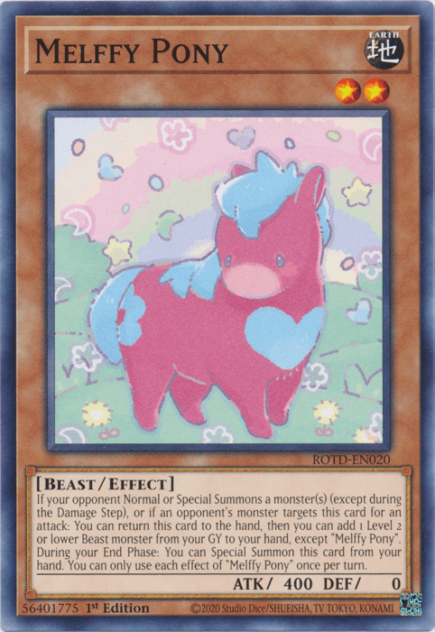 Melffy Pony [ROTD-EN020] Common (ONLINE ORDER ONLY)