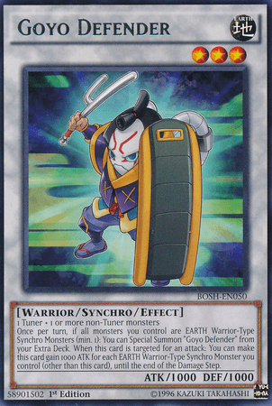 Goyo Defender [BOSH-EN050] Rare (ONLINE ORDER ONLY)
