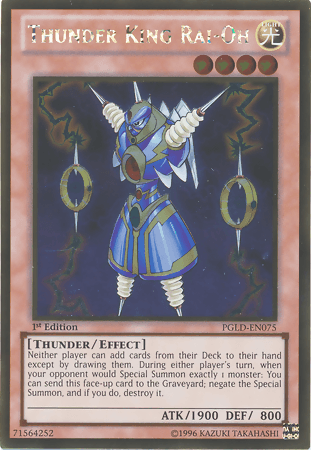 Thunder King Rai-Oh [PGLD-EN075] Gold Rare (ONLINE ORDER ONLY)