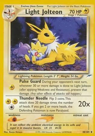 Light Jolteon (48/105) [Neo Destiny Unlimited] (Online Only)