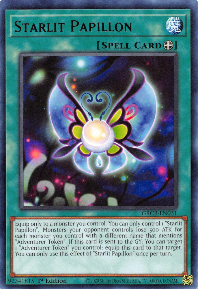 Starlit Papillon [GRCR-EN031] Rare (ONLINE ORDER ONLY)