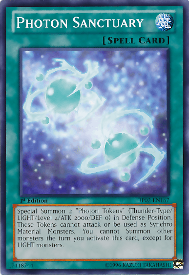 Photon Sanctuary [BP02-EN167] Mosaic Rare (ONLINE ORDER ONLY)