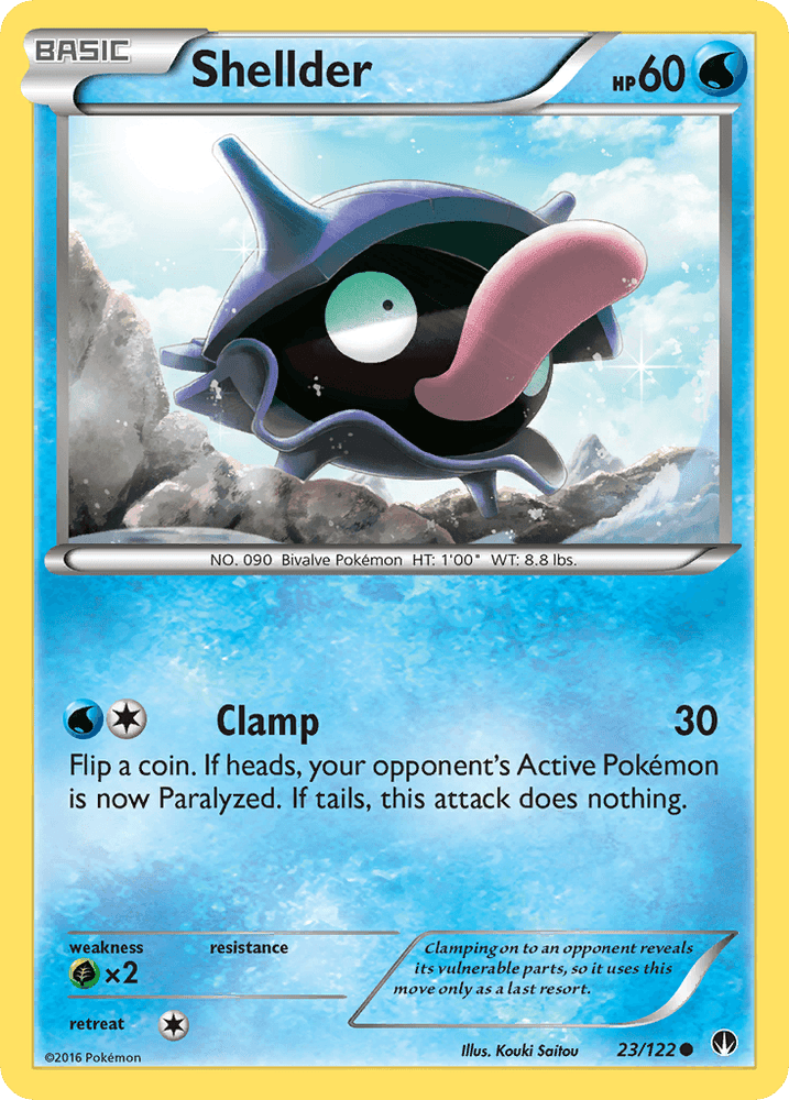 Shellder (23/122) [XY: BREAKpoint] (Online Only)