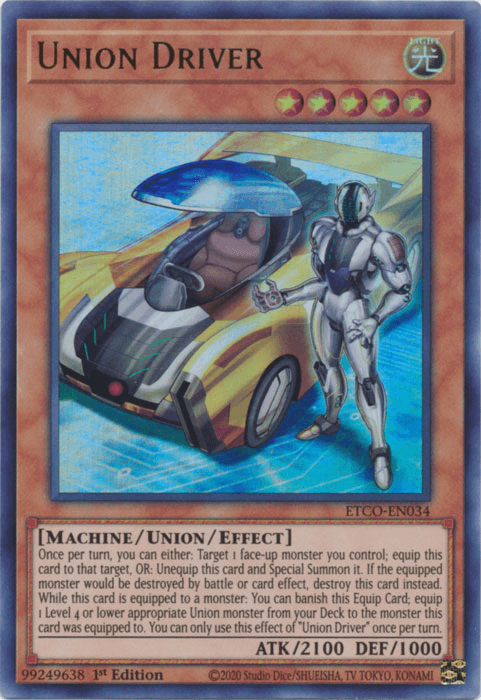 Union Driver [ETCO-EN034] Ultra Rare (ONLINE ORDER ONLY)